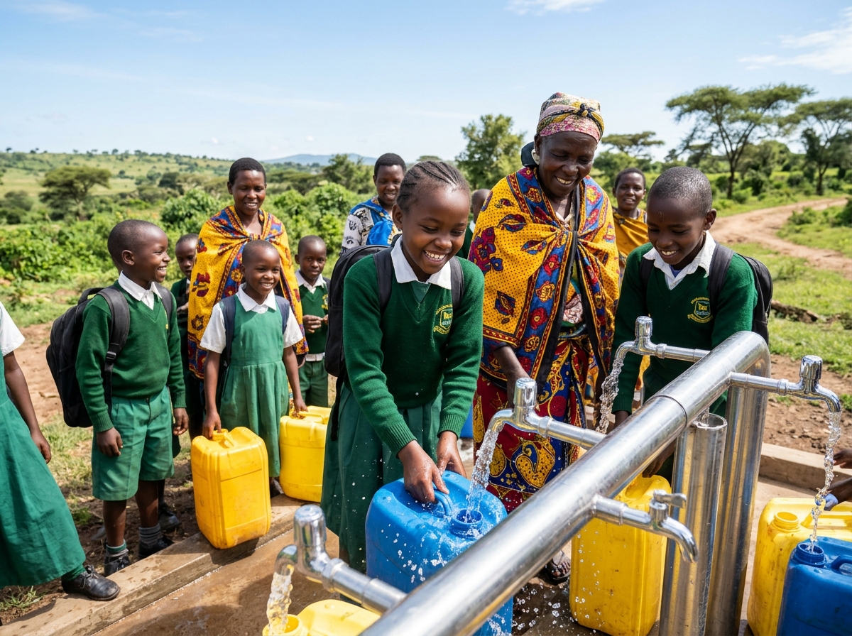 Solar-Powered Clean Water Systems & WASH Committees in Rural Kenya